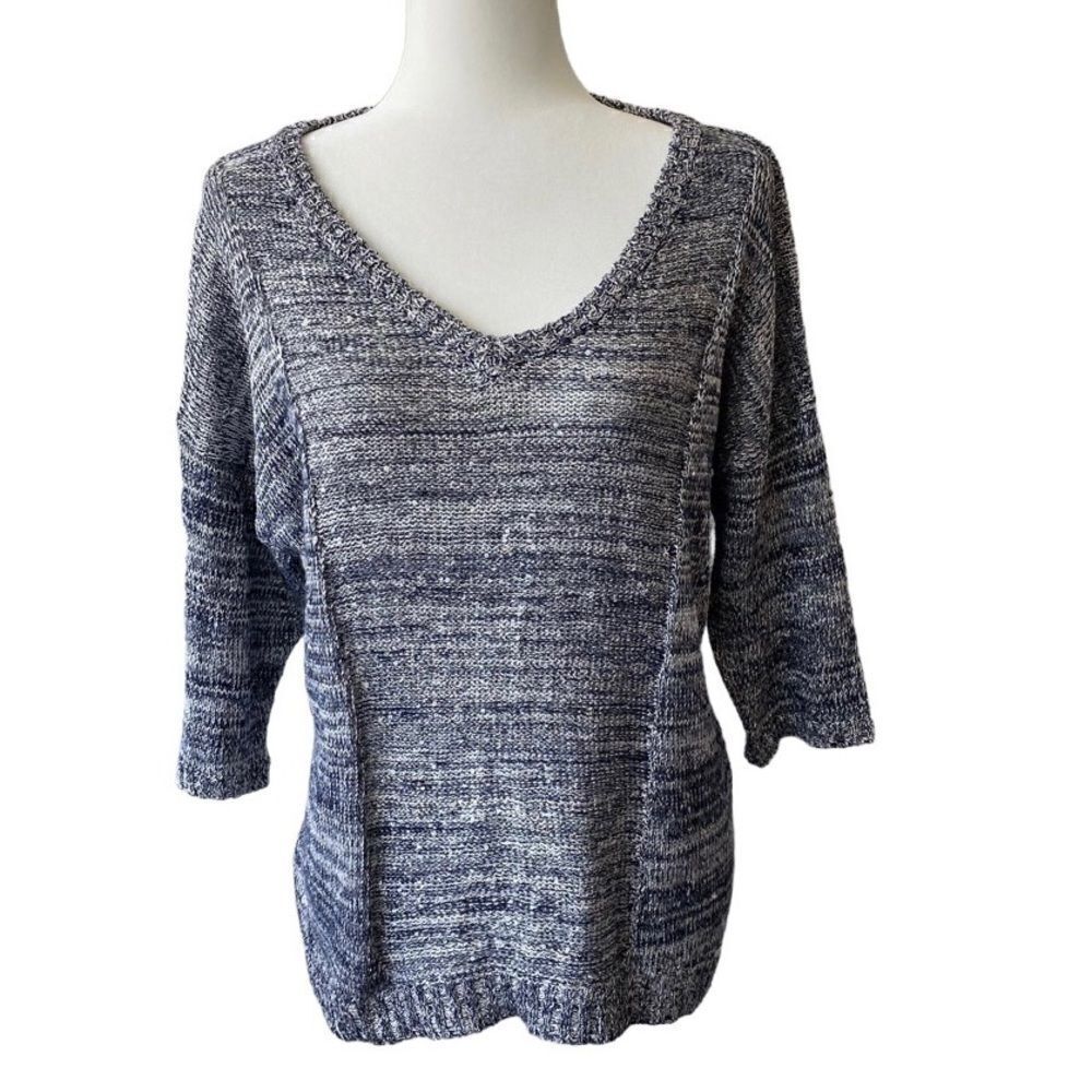 Monnari Knit Textured Pullover Sweater SequinsTailored SZ XL